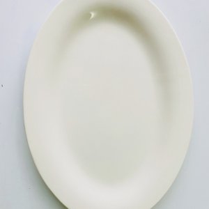 Dĩa sứ trắng Oval size 9-10-12-14-16