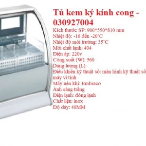 Tủ trưng bày kem HC-1200-1500mm